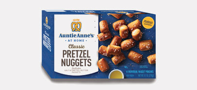 A box of classic pretzel nuggets