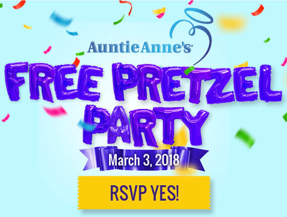 Auntie Anne's Happy B-day Banner